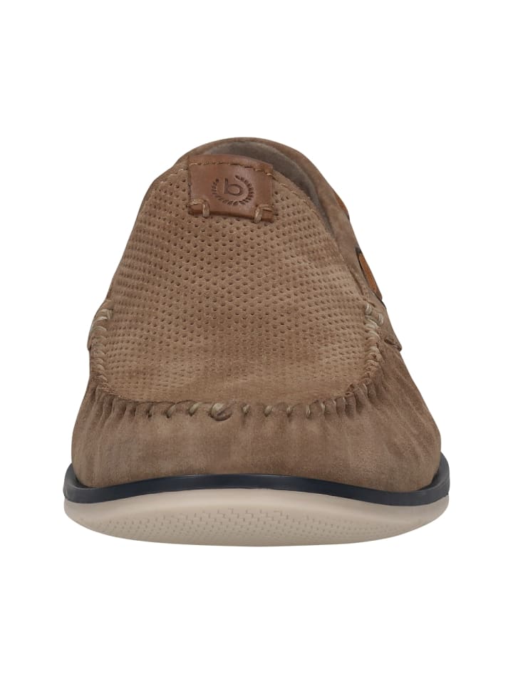 Bugatti Mokassin in beige günstig kaufen
