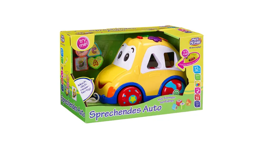 Müller - Toy Place - Sprechendes Auto mit Formensortierer