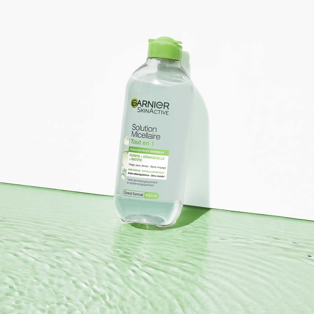 garnier SkinActive Solution Micellaire Tout En 1 Peaux Mixtes et Sensibles