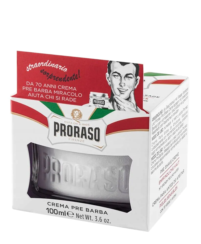 Proraso Sensitive Grøn Te Pre-Shave Cream