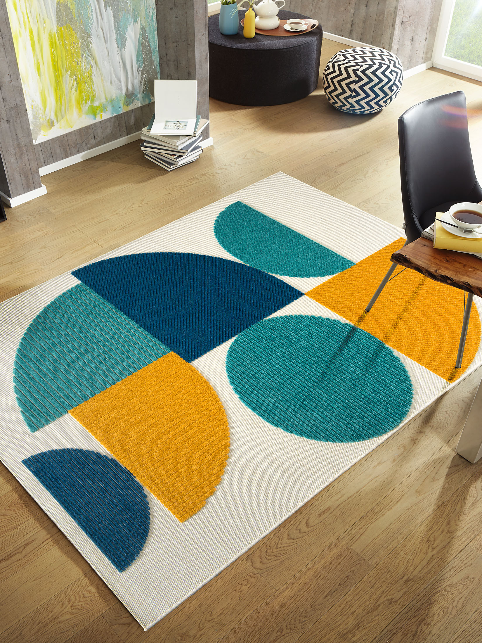 Dessau Outdoor-Teppich, Blau