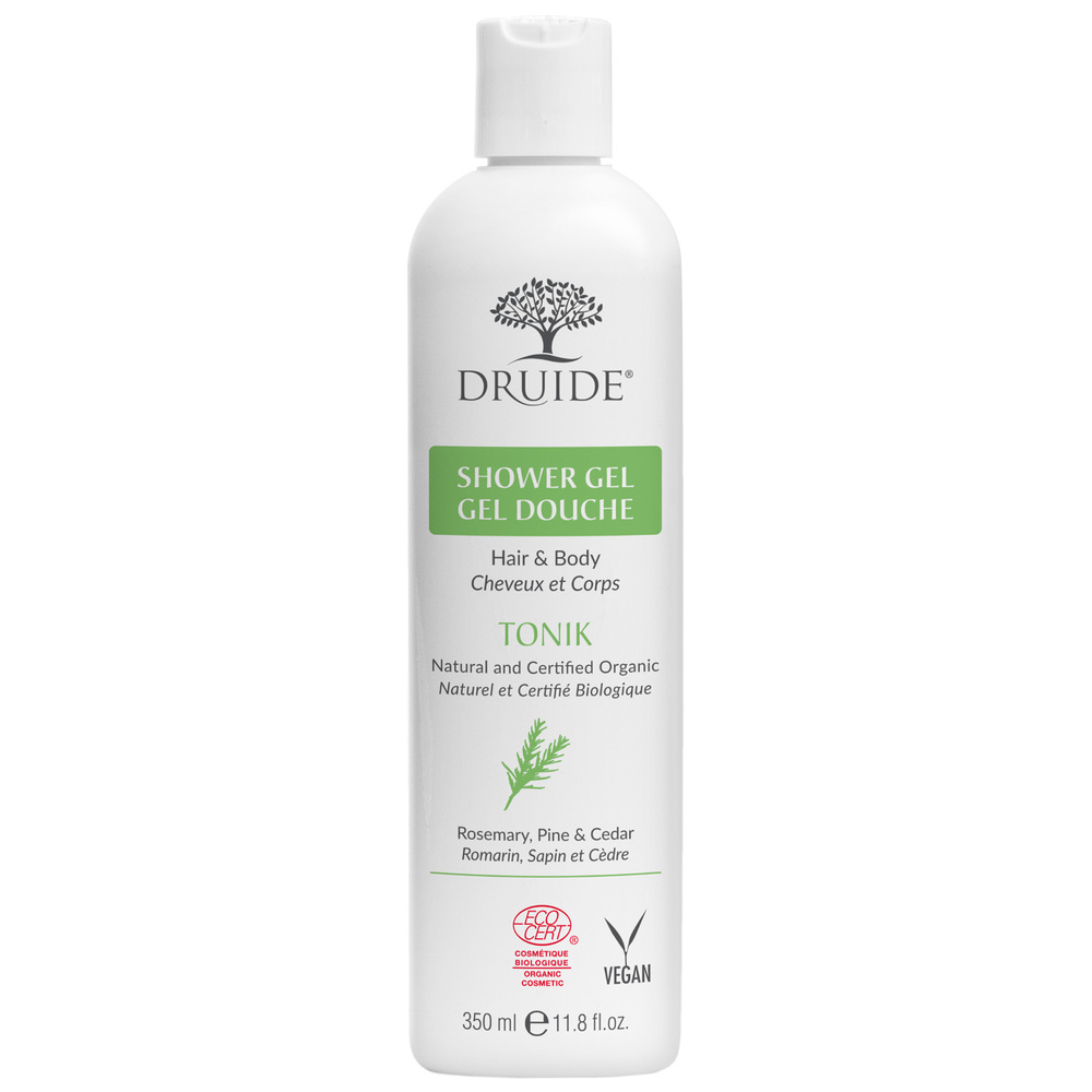 druide Gel douche Tonik Gel douche bio tonifiant, raffermissant. Naturel, vegan et écologique | Druide