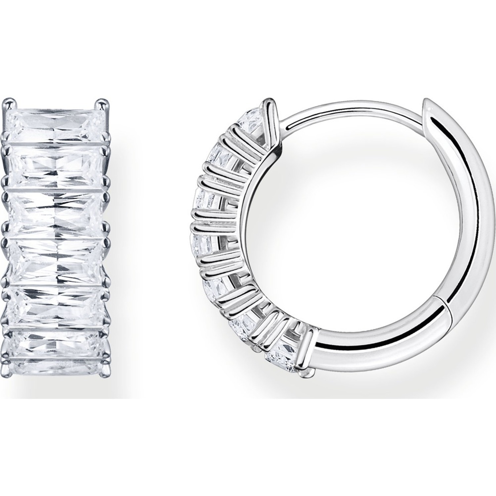Thomas Sabo Créoles 925 Argent Boucles d'oreilles