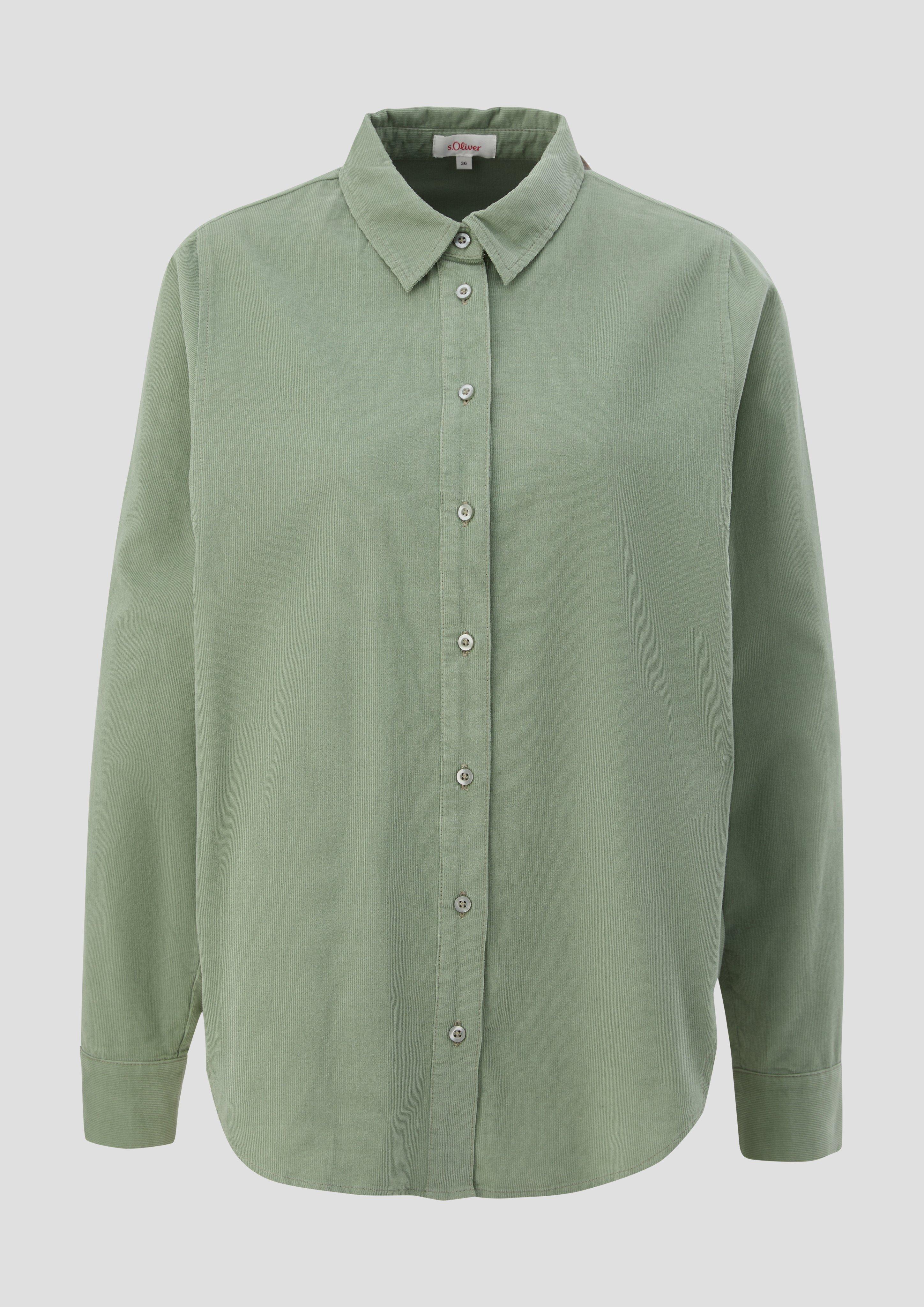 Cordbluse aus Baumwolle  2136311-7210