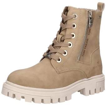 Tom Tailor Schnür Boots in beige