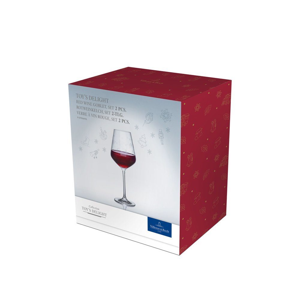 Villeroy & Boch Gläser-Set Toy's Delight Rotweinkelch, Set 2tlg. 235mm, Glas