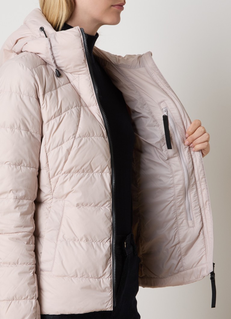 Giacca imbottita Canada Goose Abbott con imbottitura in piuma e tasche cucite.