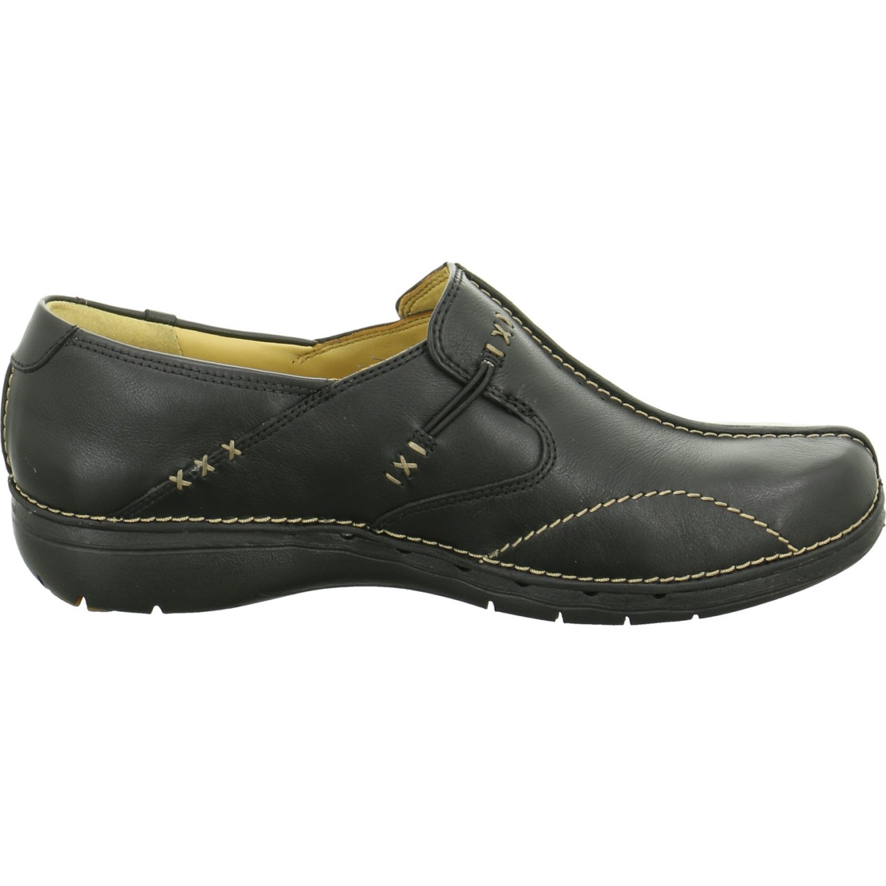CLARKS Komfort Slipper schwarz NV