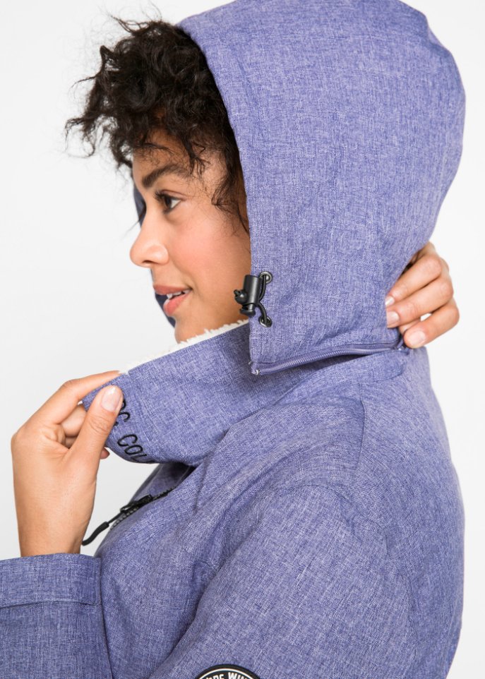 Outdoor-Funktions-Jacke mit Teddyfleece