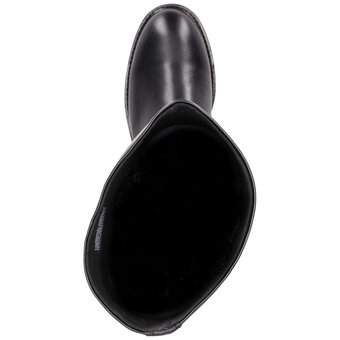 Calvin Klein Rubber Sole Knee Boot in schwarz