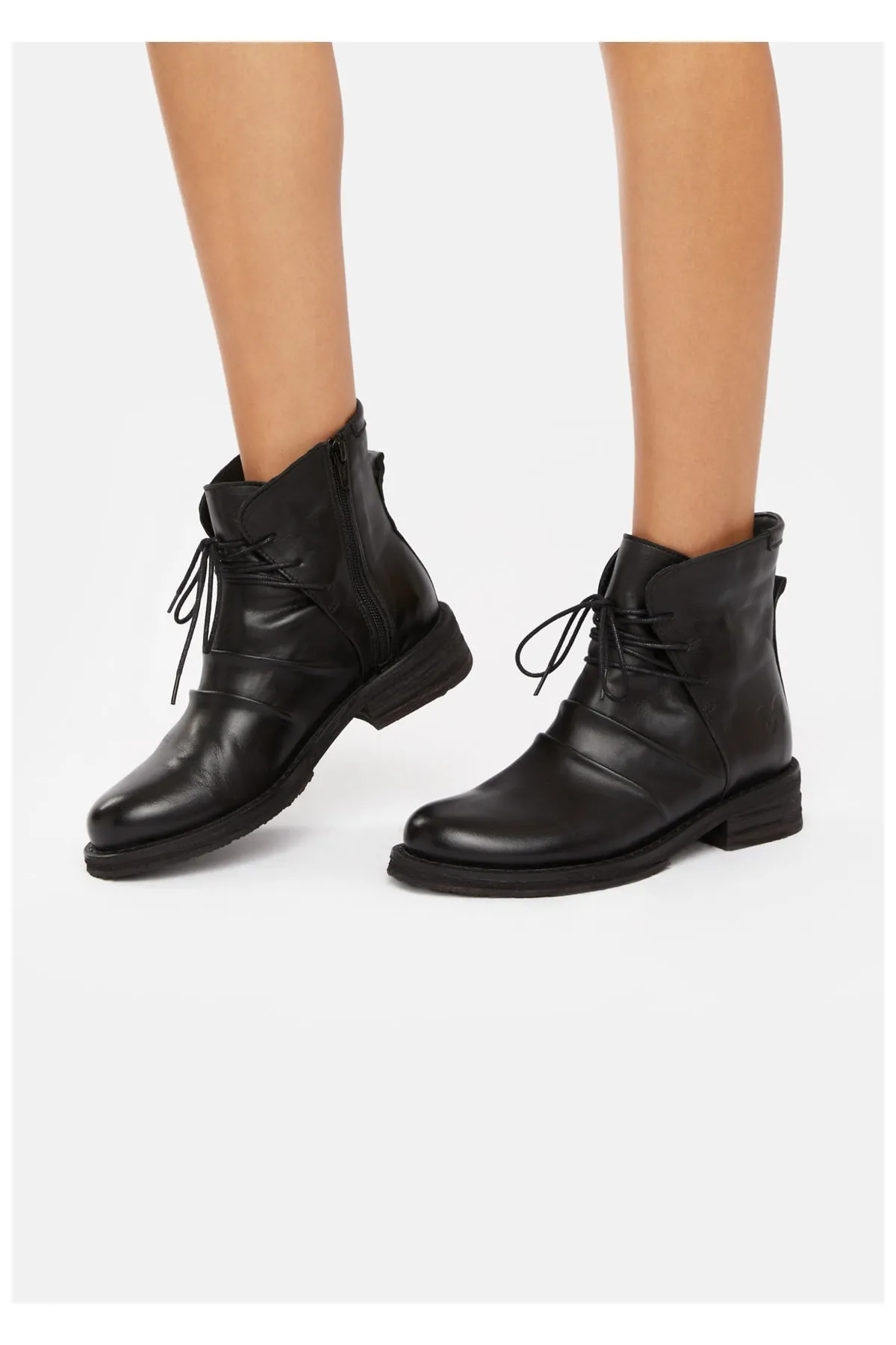 Felmini  Stiefelette - Schwarz - Blockabsatz