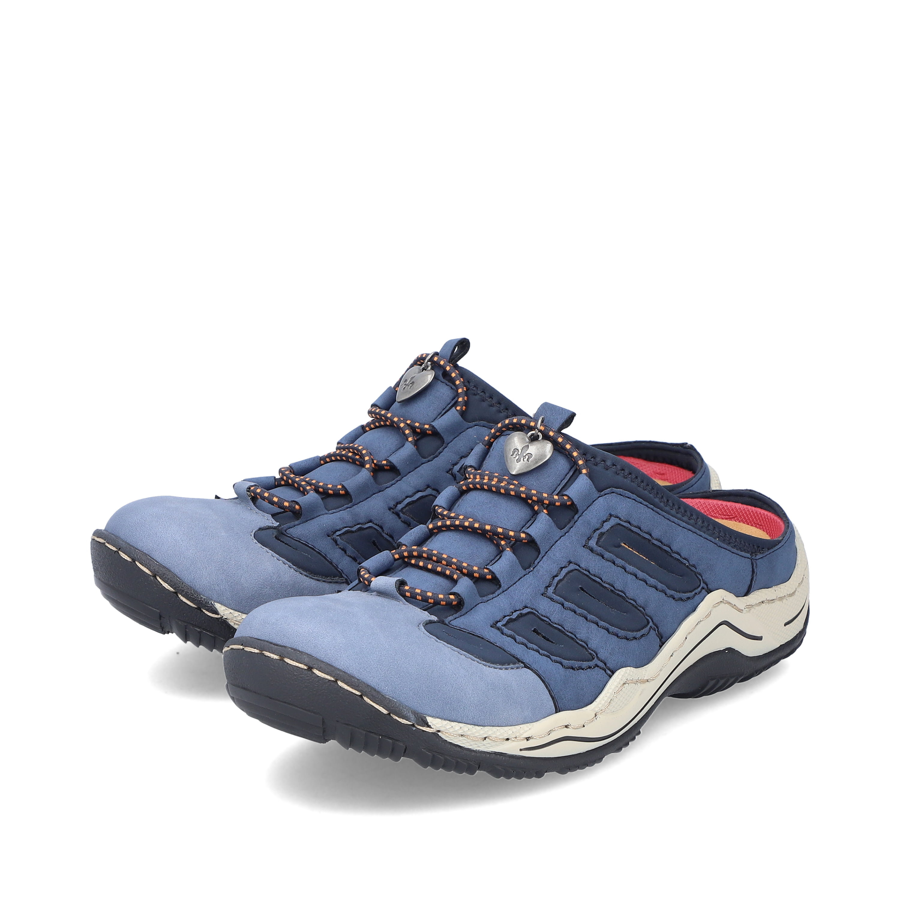 Rieker Damen Clogs hellblau
