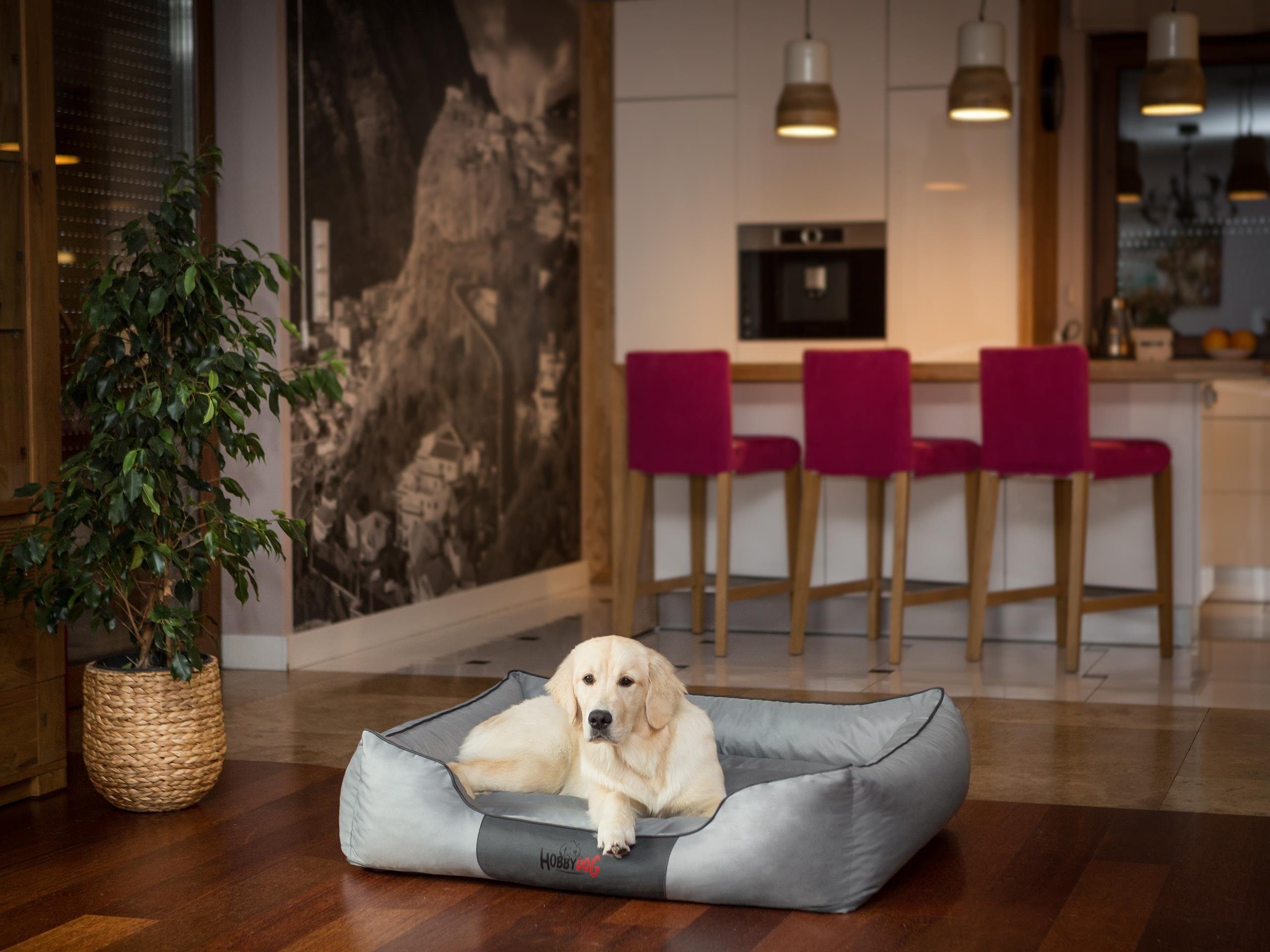 Bjird Tierbett Hundebett aus 600D Oxford Gewebe 