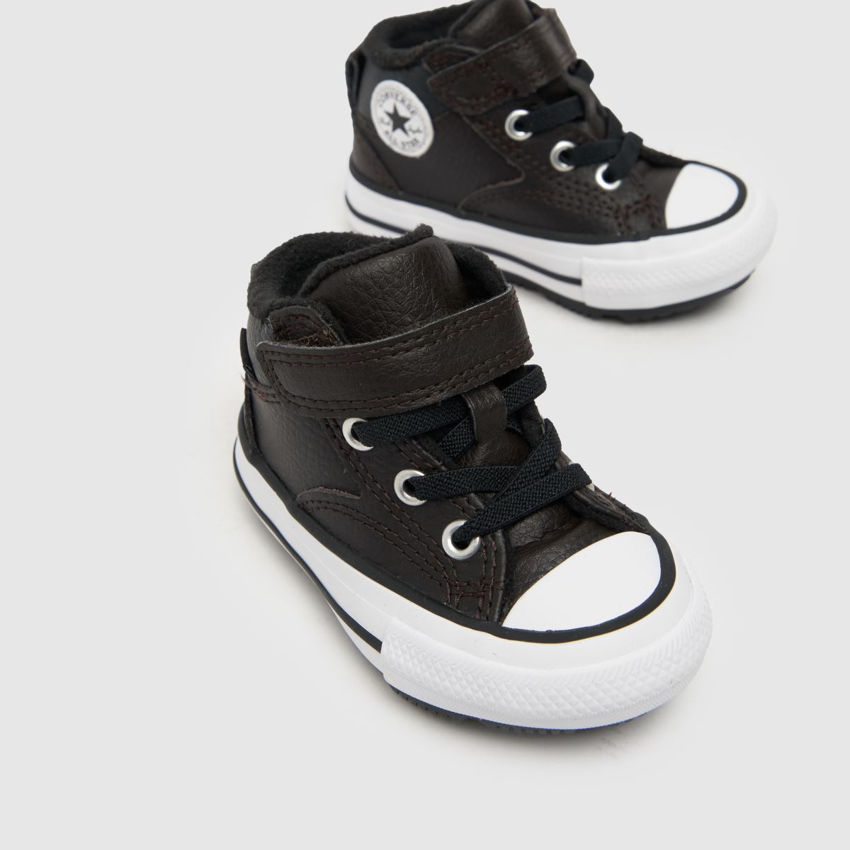 Temno rjavi športni copati Converse All Star Malden za fante z malčkom