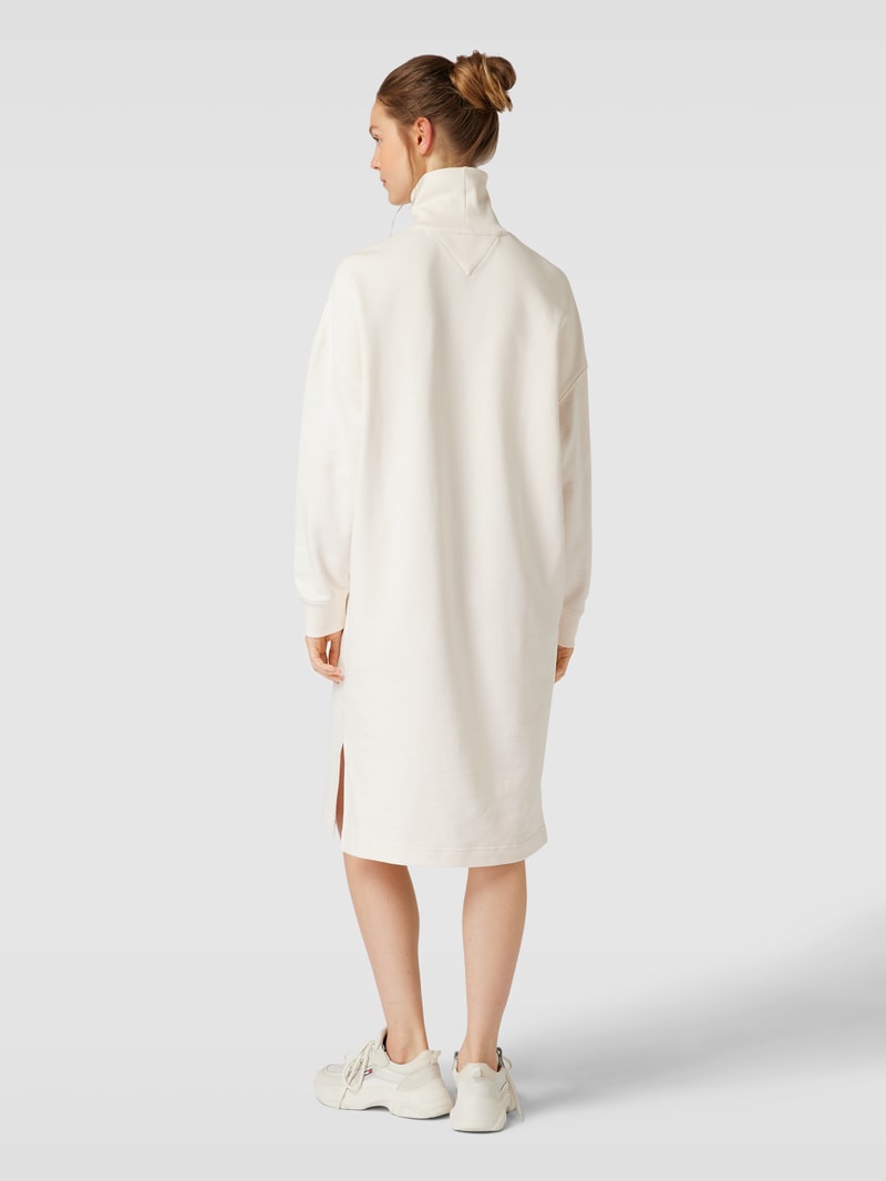 Sweatkleid mit Label-Print Modell 'NEW VARISTY' in offwhite