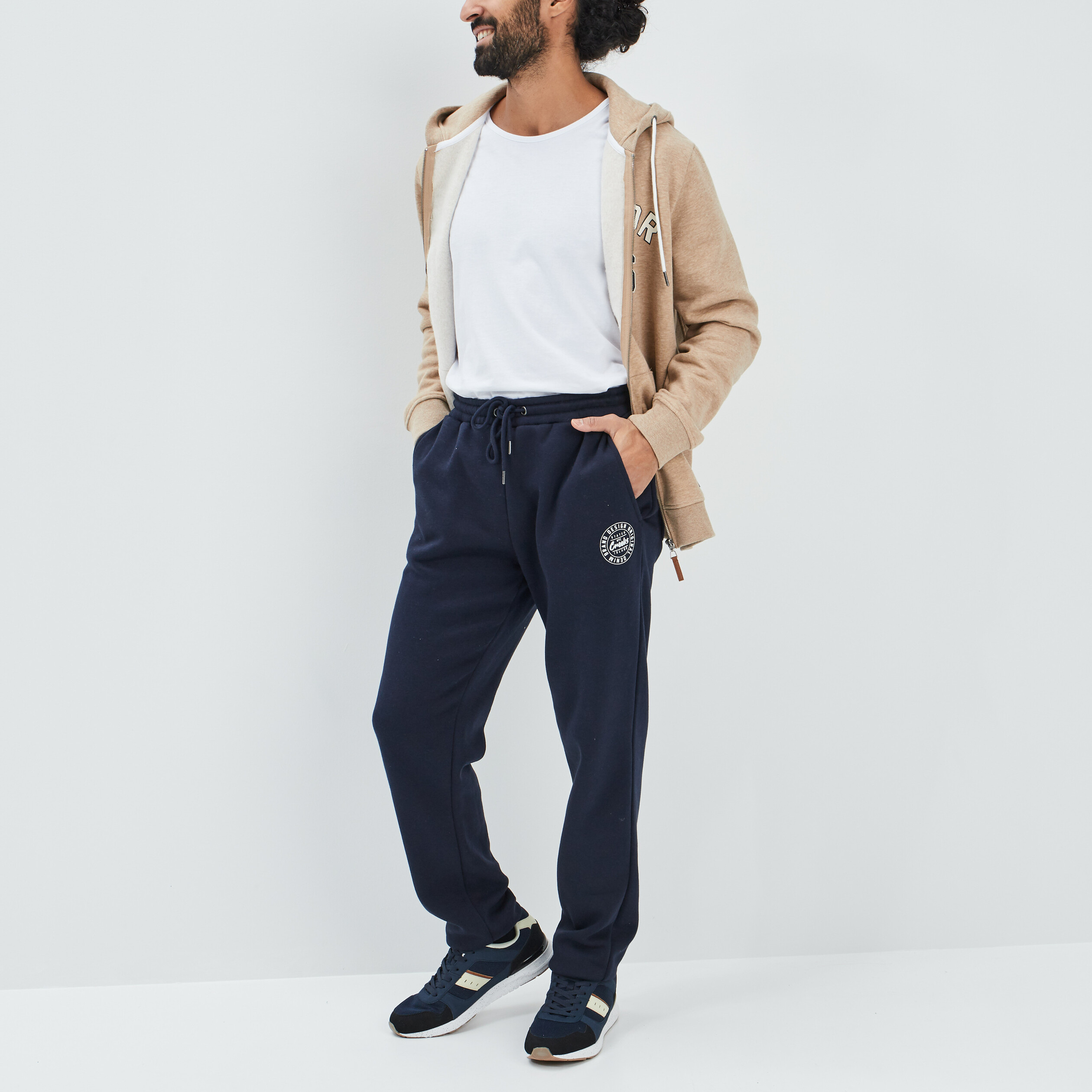 Jogging droit Creeks bleu homme | La Halle