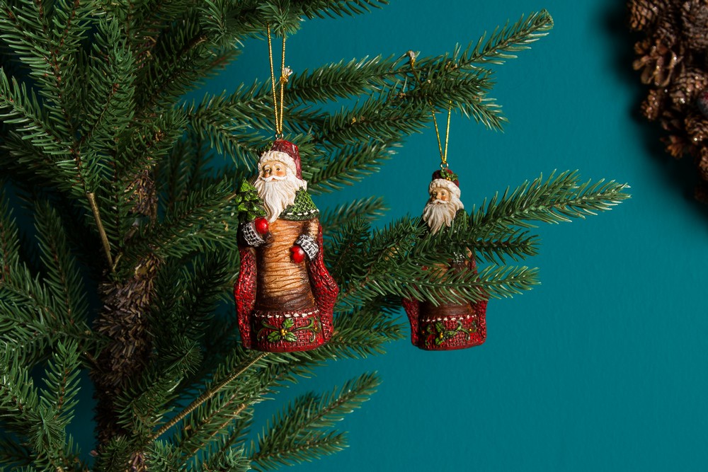 MyFlair My Flair 2er-Set Nikolaus Hänger, 10,5 cm