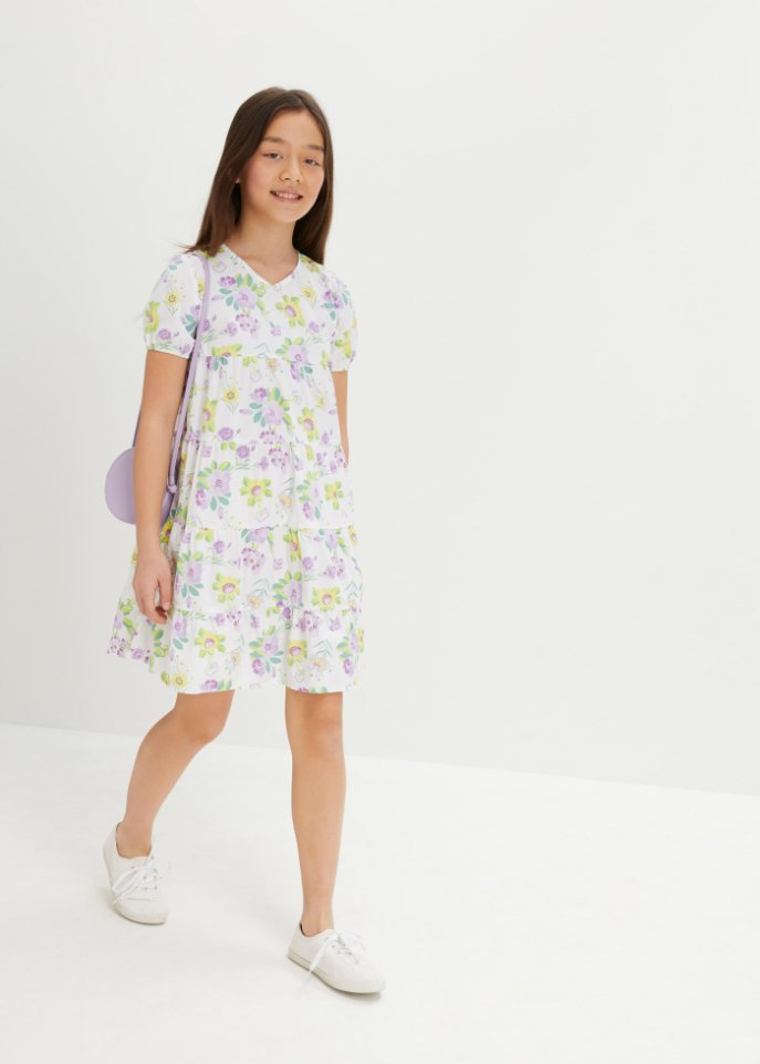 Mädchen Baumwoll-Kleid