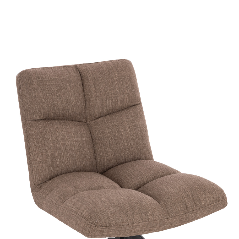 Home Deluxe Esszimmerstuhl drehbar 2er Set NODA – Webstoff Grau / Braun