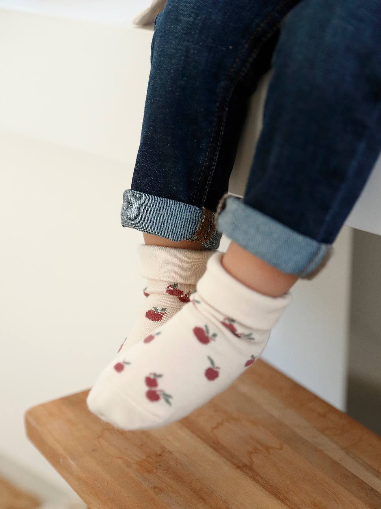 Vertbaudet 3er-Pack Mädchen Baby Socken Oeko-Tex - altrosa