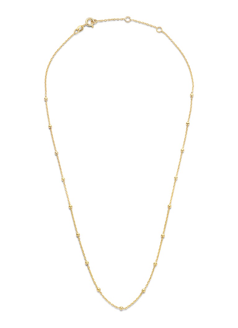 Colier Jackie cu buline, aur galben de 14k