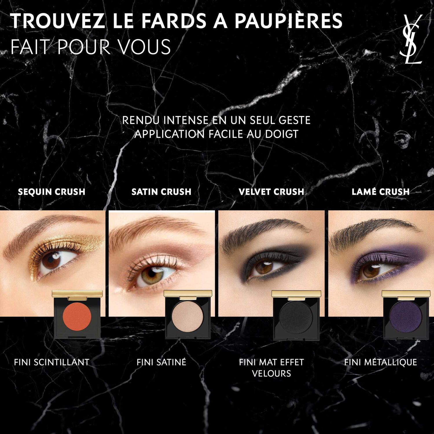 Yves St Laurent Satin Crush Ombre à Paupières Éclat Satiné