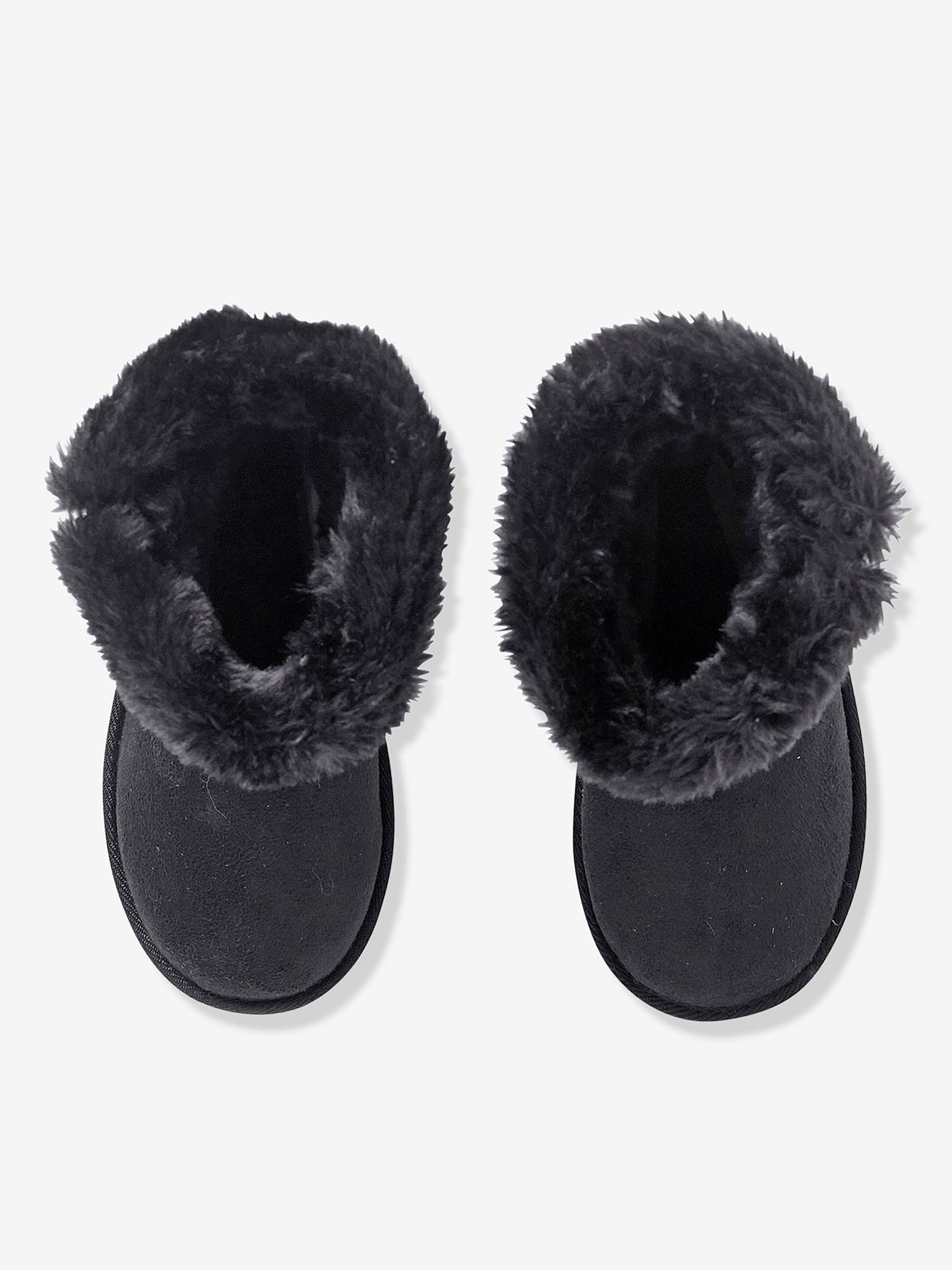 Vertbaudet Mädchen Winterstiefel - schwarz