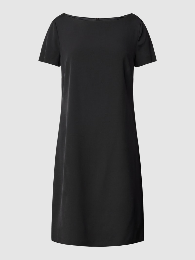 Minikleid mit Reißverschluss in schwarz