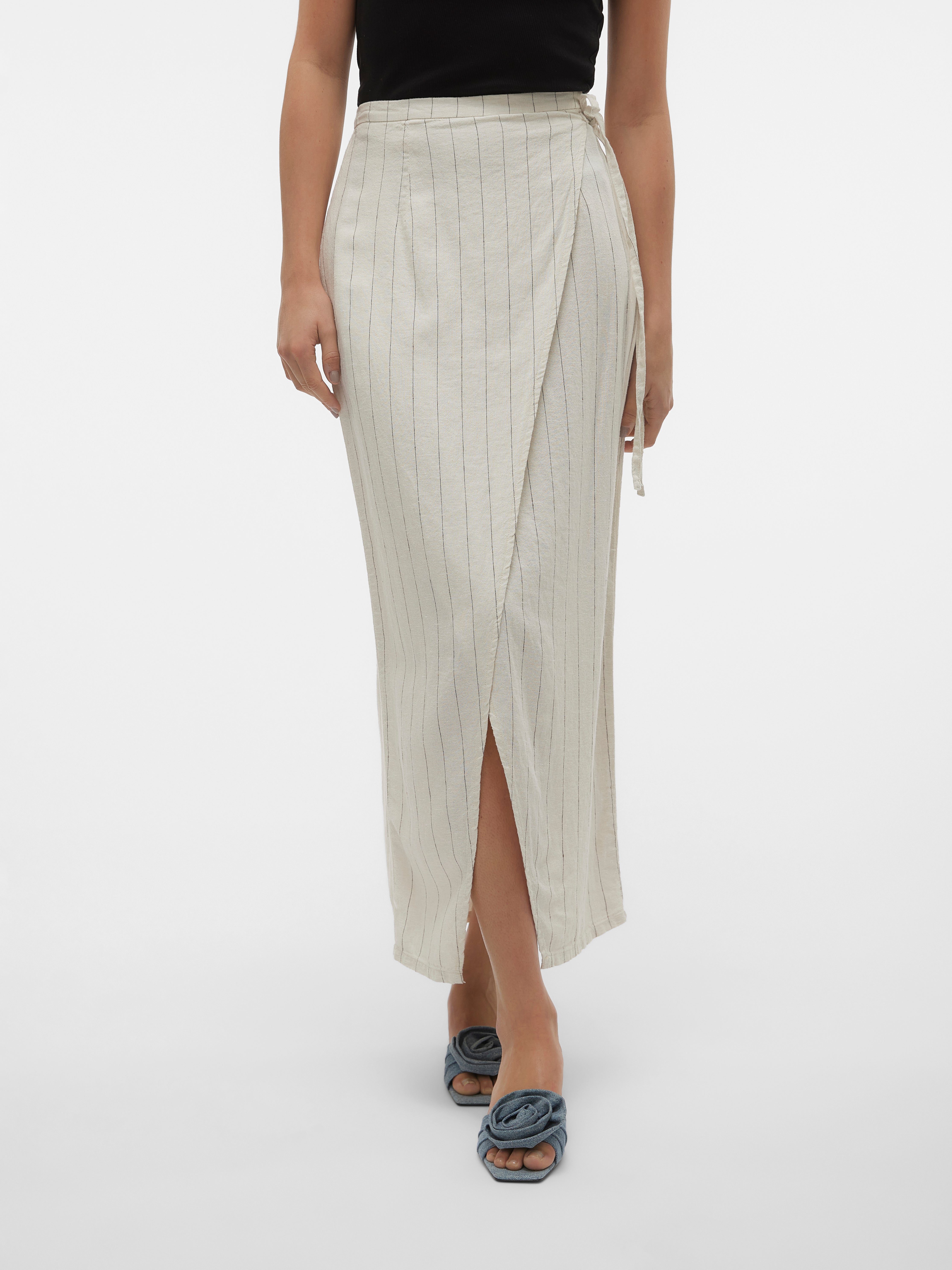VMMINDY Hohe Taille Langer Rock