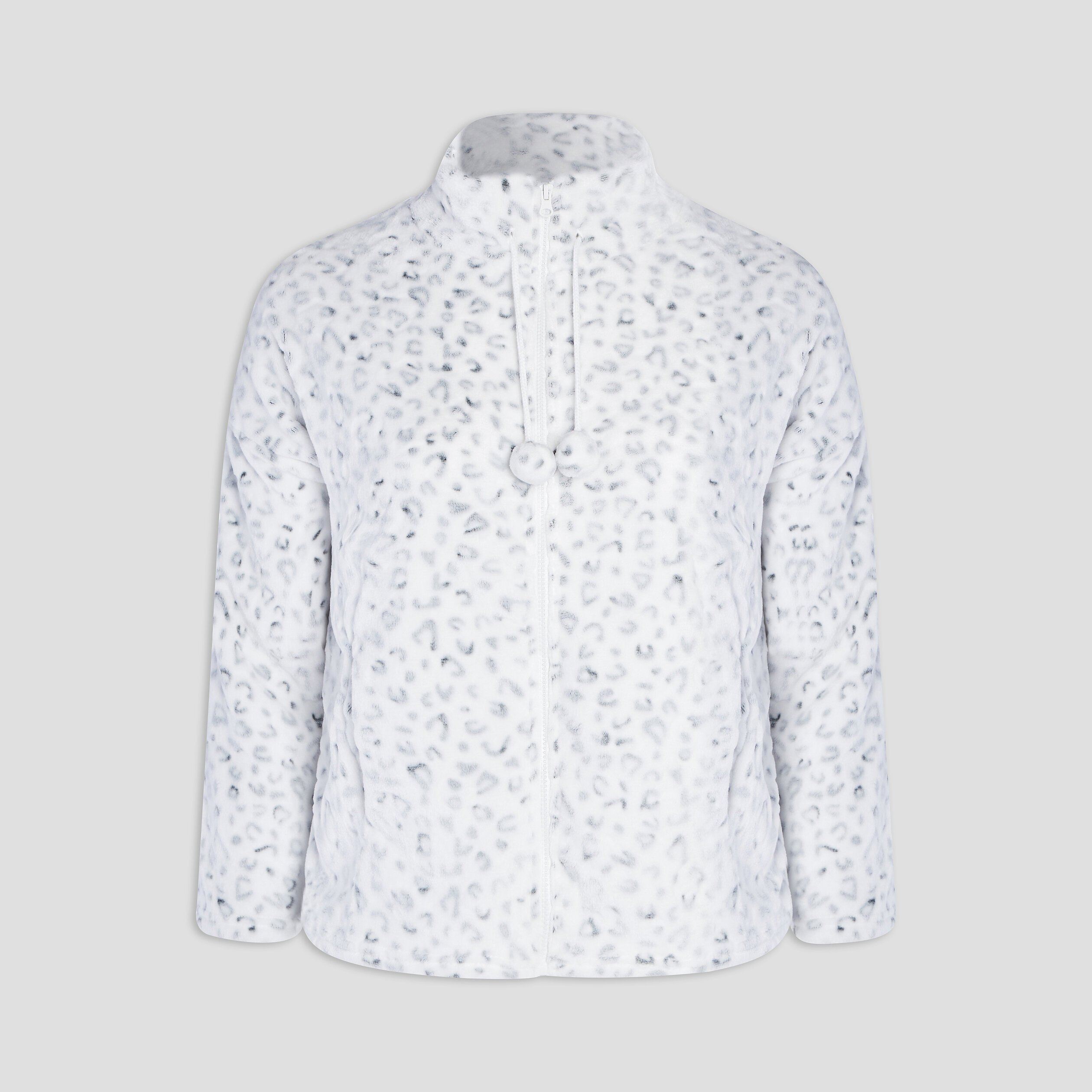 Veste de pyjama ecru femme grande taille | La Halle