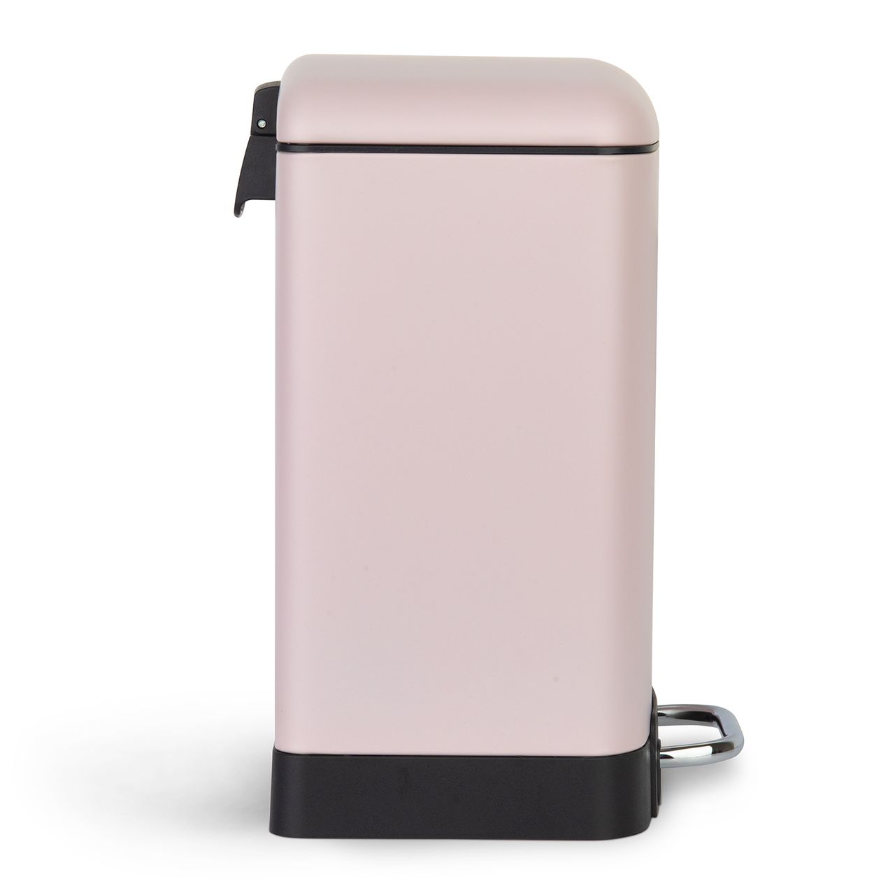 Les Collectors Tret-Mülleimer N°678 / Edelstahl / mattes pink, 6 L / rechteckig und praktisch