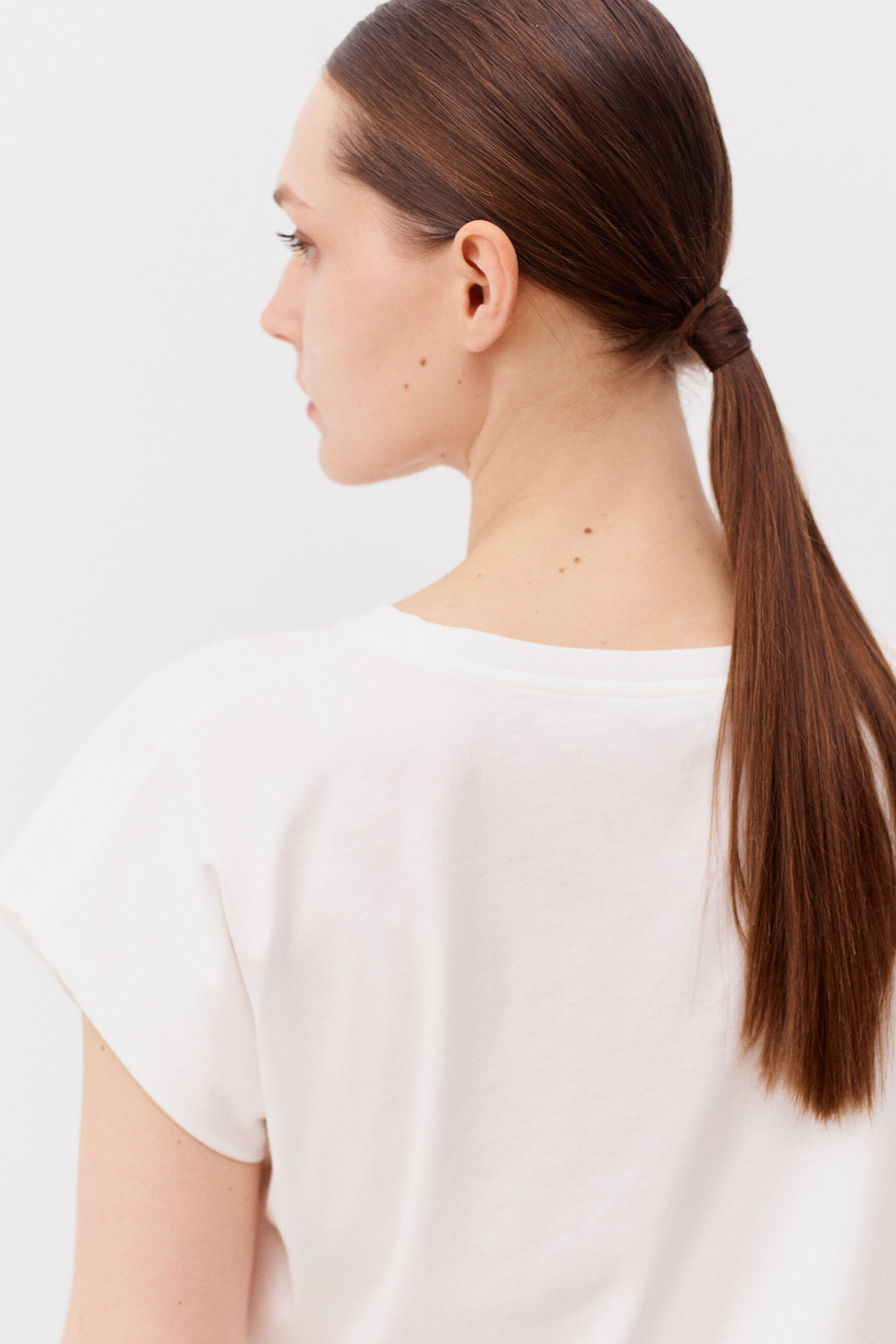 t-shirt erica ivoire femme
