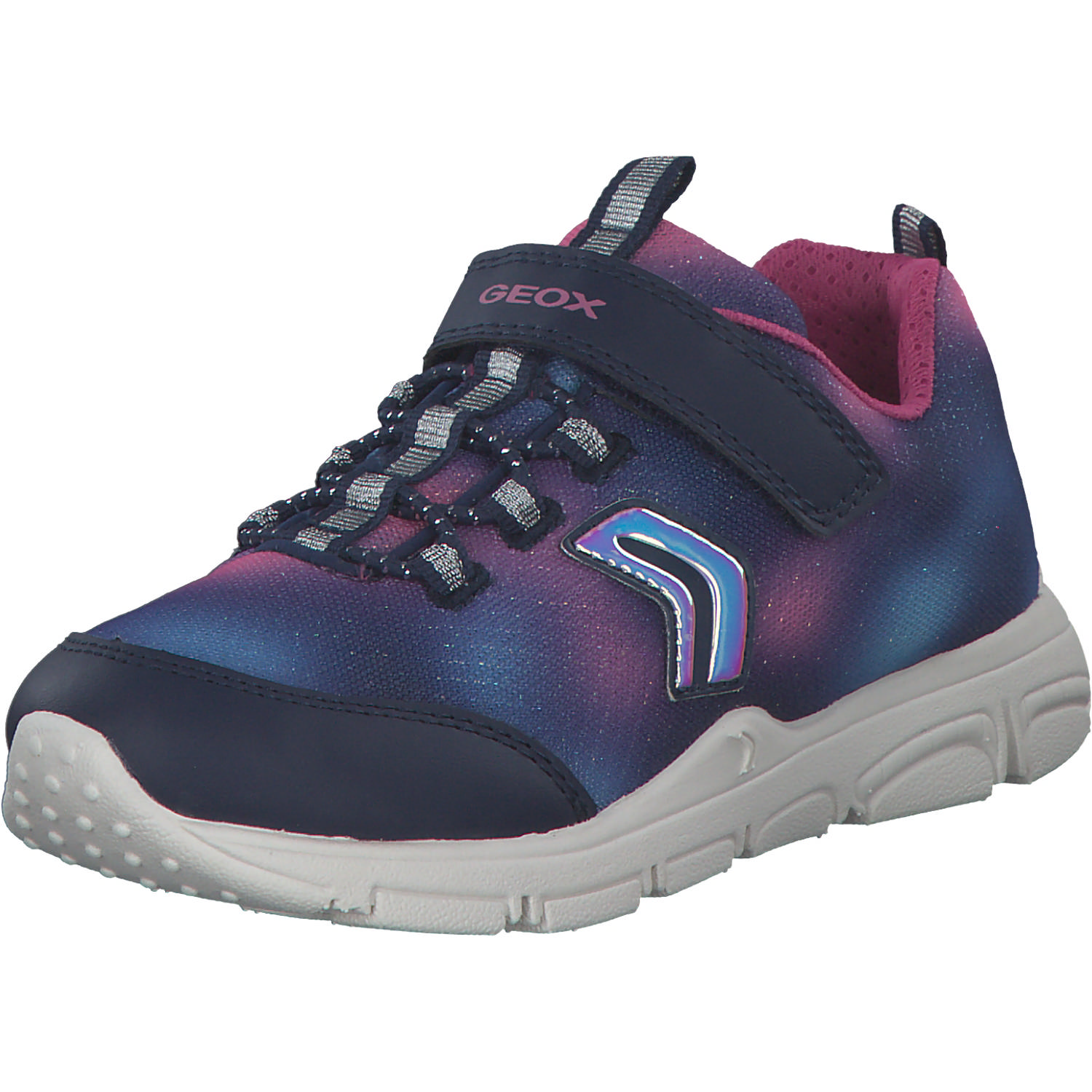 Geox J258HA, Sneakers Low, Kinder, NAVY/FUCHSIA