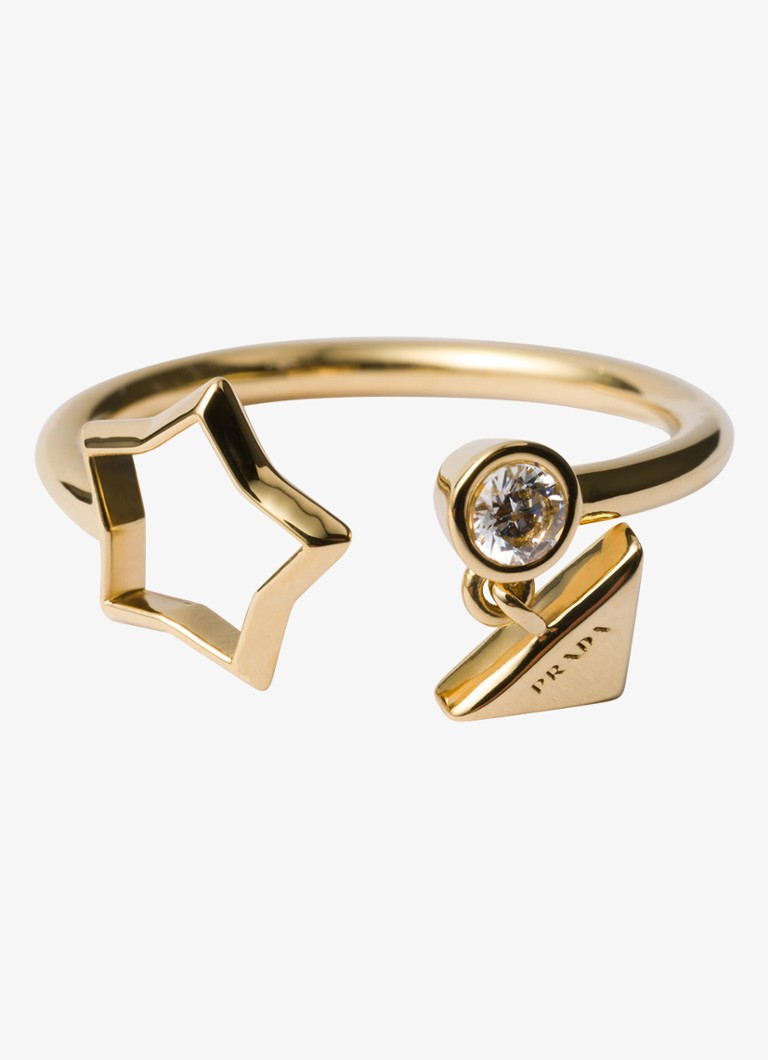 Anello Prada con logo