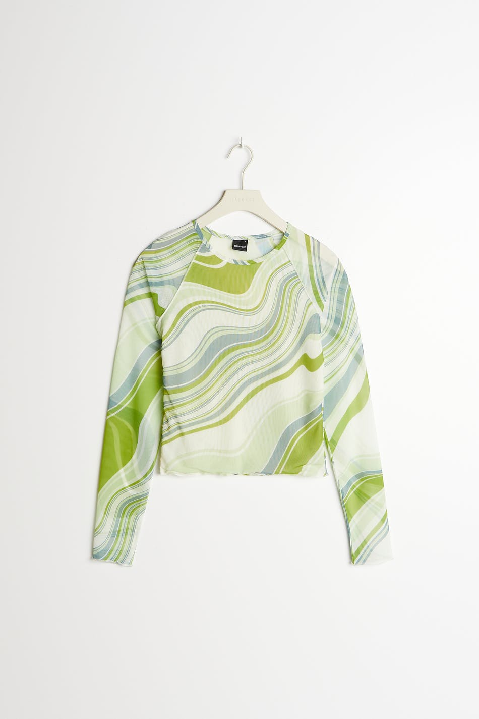 Heather mesh top