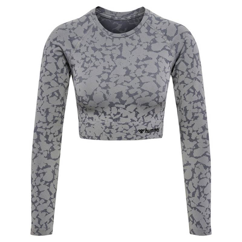 hummel hmlMT PI SEAMLESS CROP T-SHIRT L/S T-Shirt Damen