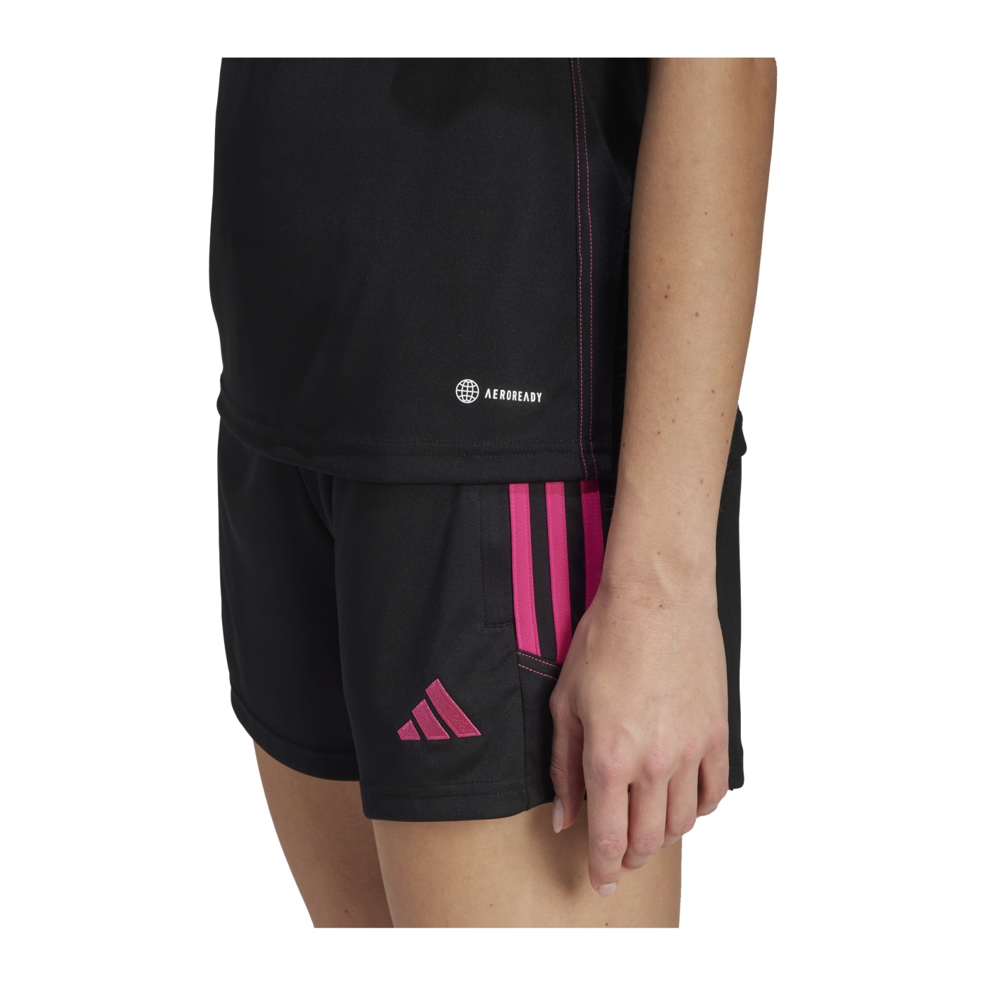adidas Tiro 23 Club Trikot Damen Schwarz Pink