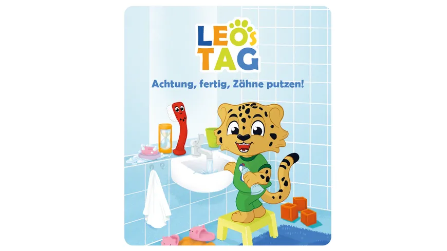 tonies - Hörfigur für die Toniebox: Leo´s Tag: Achtung, fertig, Zähneputzen!