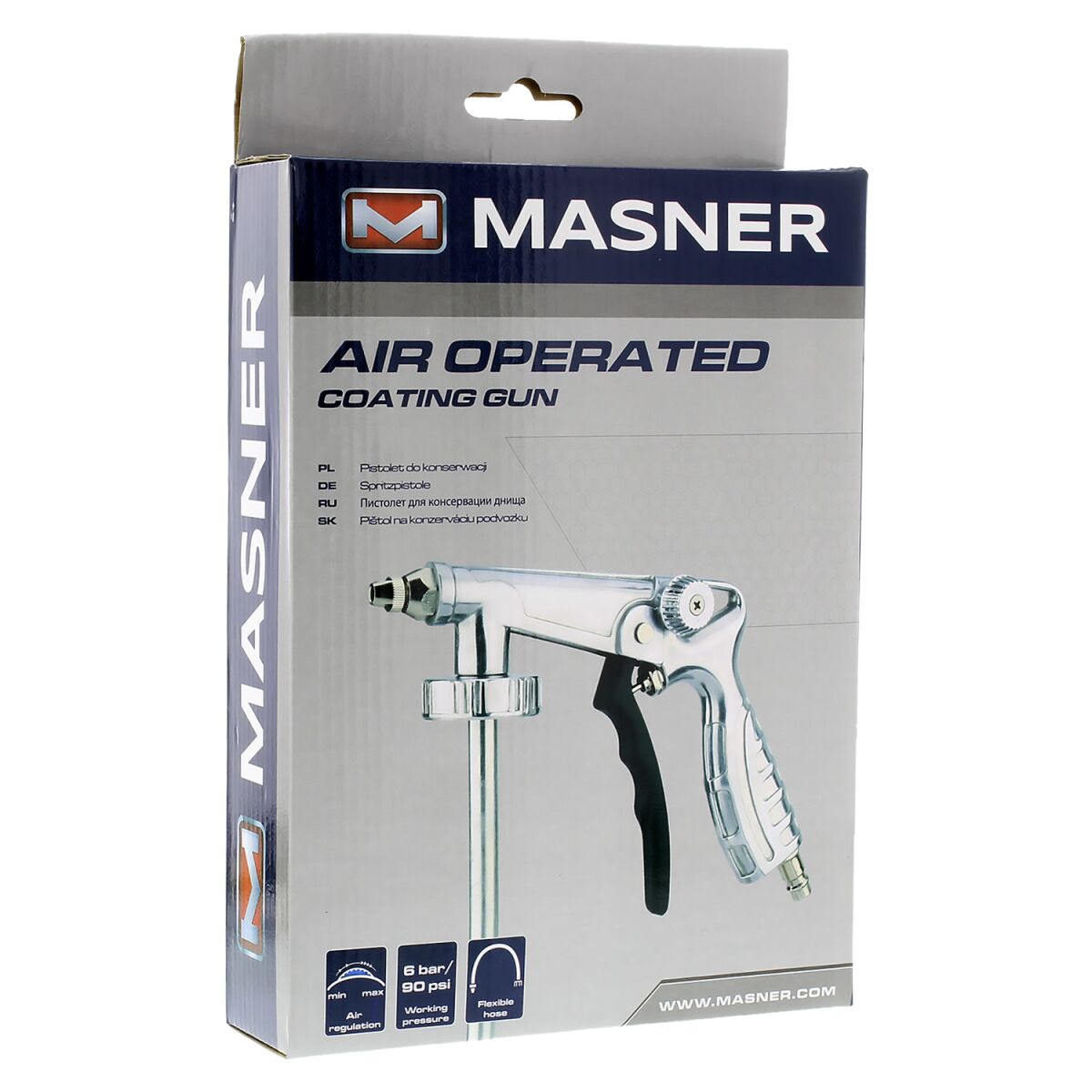 MASNER Coating Gun Druckluft-Spritzpistole für Unterbodenschutz