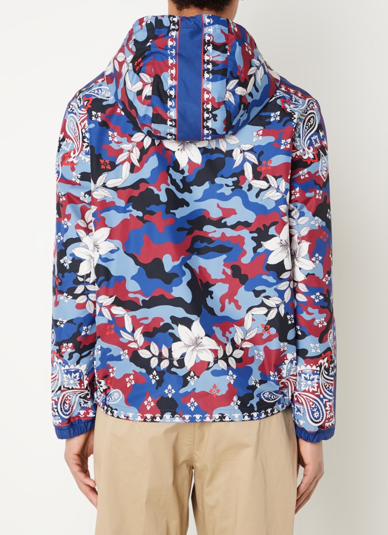 Moncler Hotay oversized fit windbreaker with paisley design