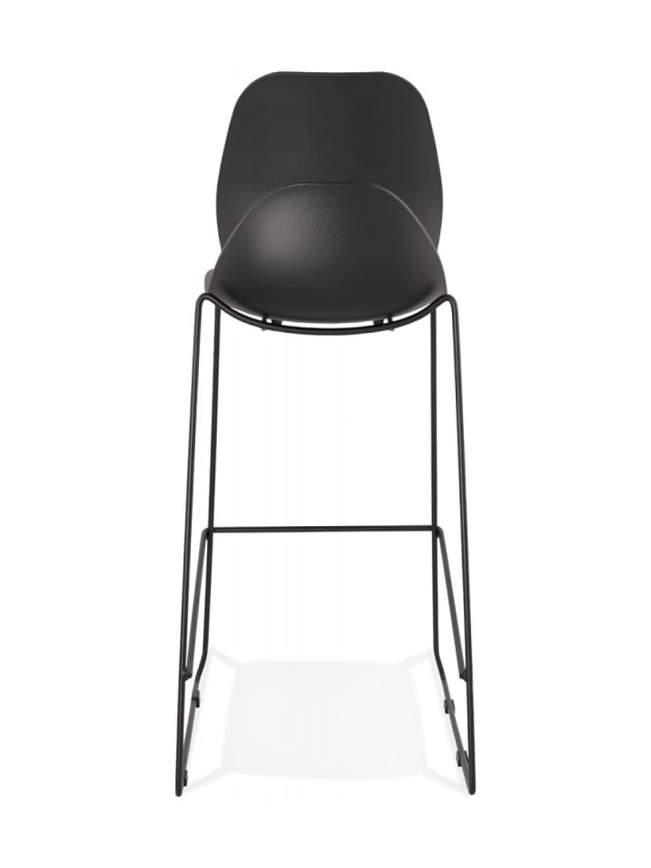 KADIMA DESIGN Barhocker Metall Kunststoff | Schwarz | Sitzhöhe 75 cm in Schwarz günstig kaufen onesize