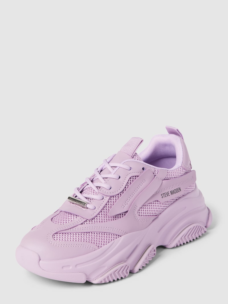 Sneaker mit Label-Details Modell 'POSSESSION' in lavendel