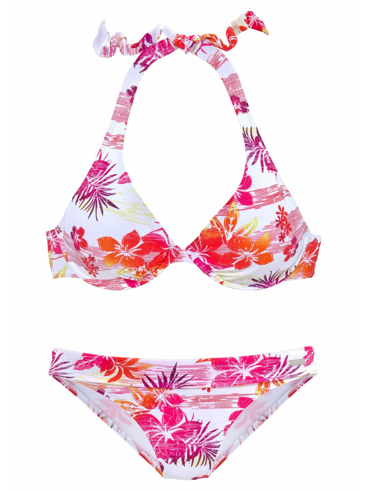 Venice Beach Bügel-Bikini in weiß-bedruckt günstig kaufen