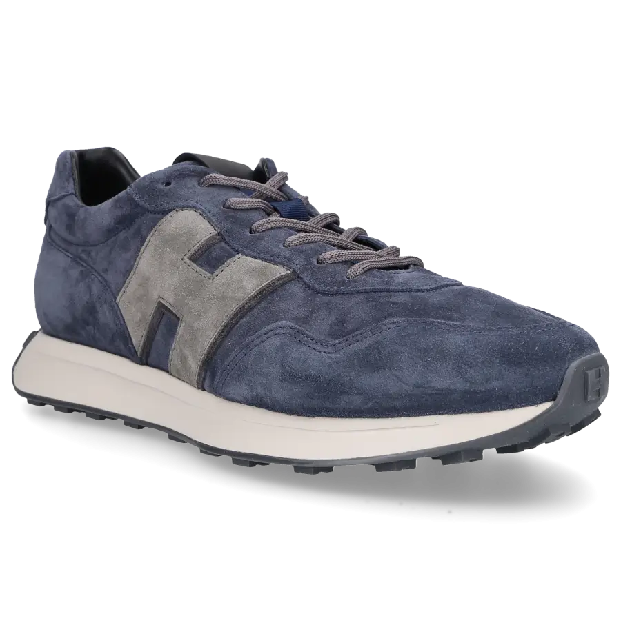Hogan - Sneaker low H601 Veloursleder - blau