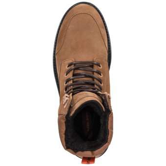 Calvin Klein Combat Mid Laceup Boots in braun