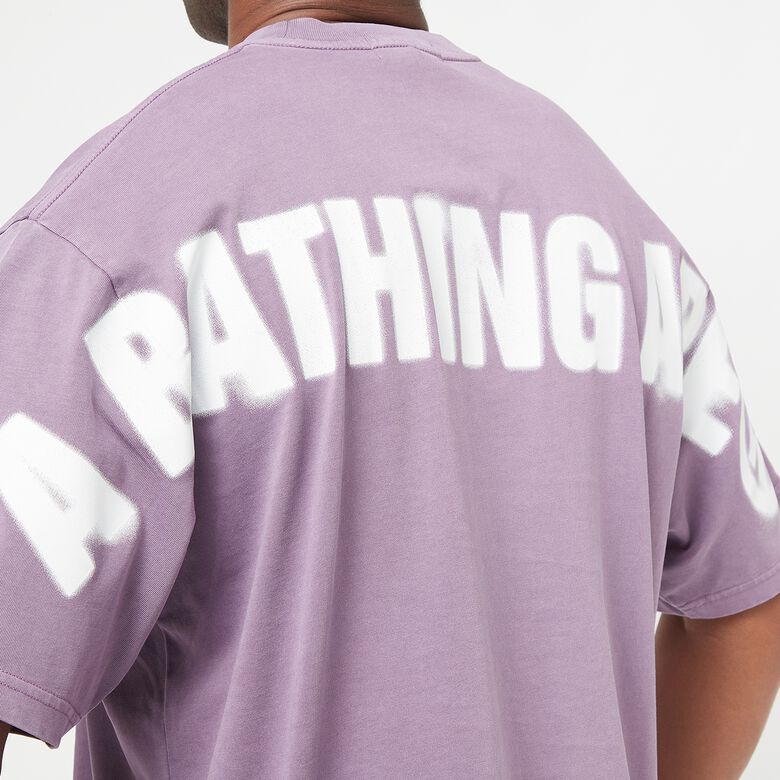 A Bathing Ape Spray Ape Head Garmint Dyed Tee M purple