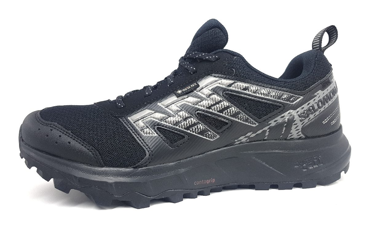 Salomon Wander GTX L471484 Schwarz Black/ Pewter/ Frost Grey