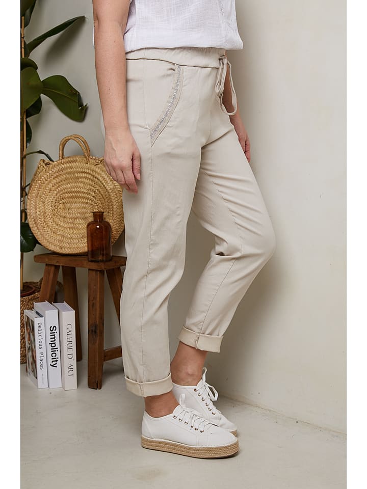 Curvy Lady Hose in Beige günstig kaufen