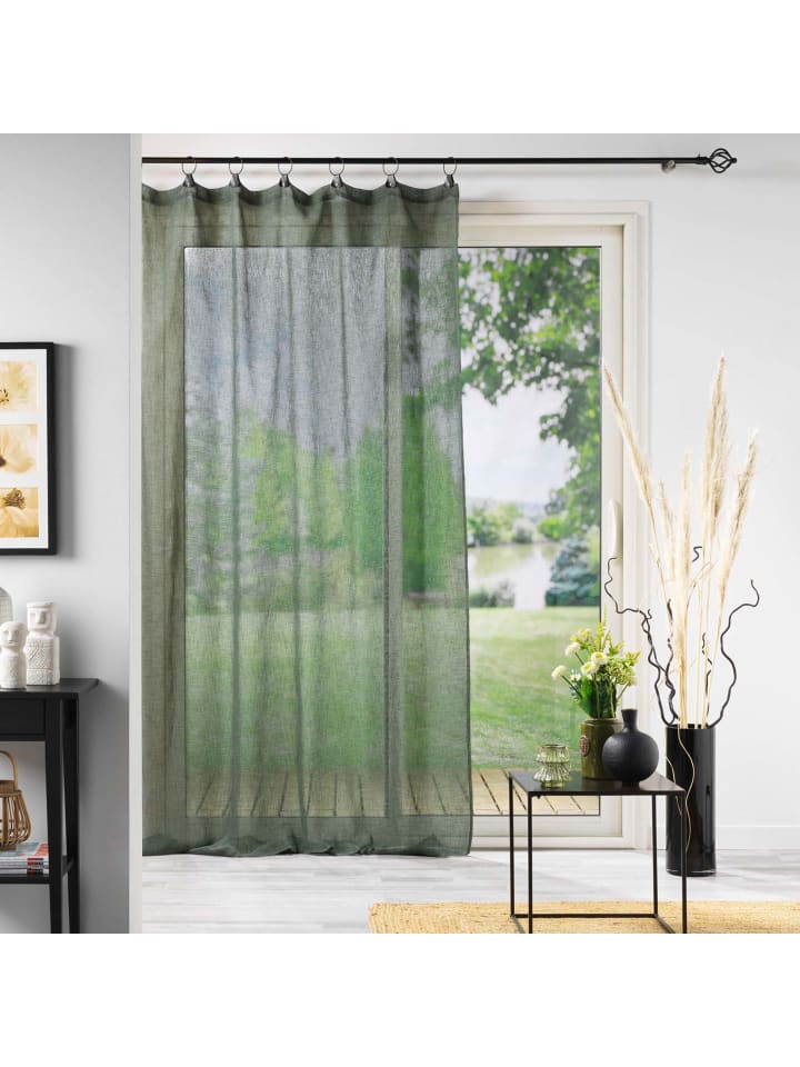 Douceur d’Intérieur Vorhang in olivgrün günstig kaufen onesize