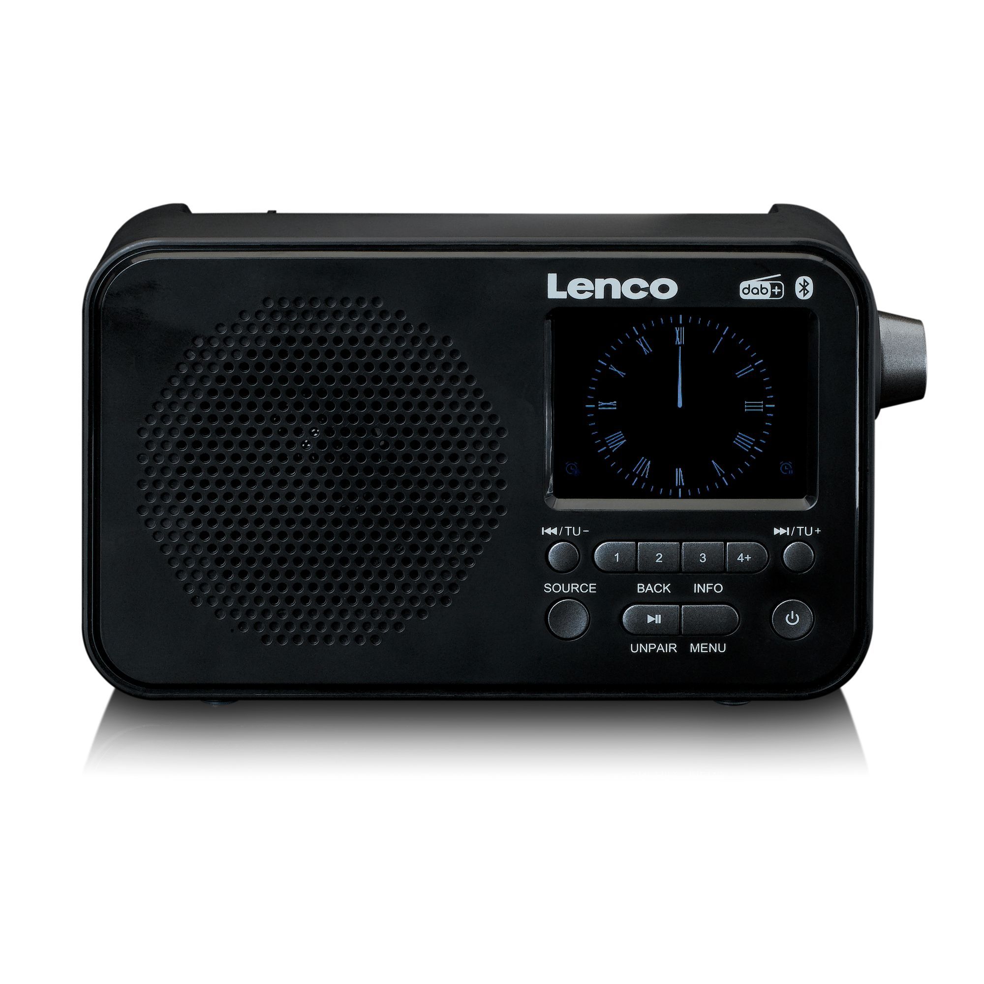 Lenco PDR-036BK DAB+/FM-Radio mit Bluetooth